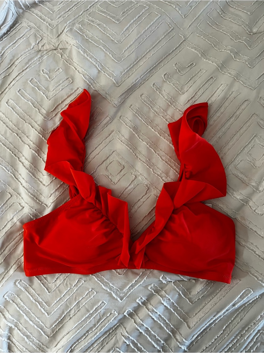 Cupshe Ruffle Strap Bikini Top